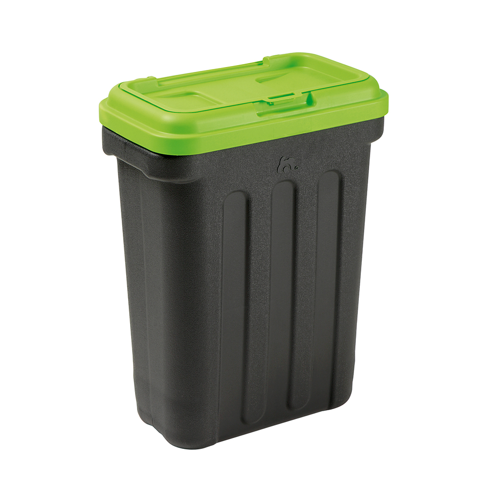 Maelson Dry Box 15 - Vorratsbehälter für Trockenfutter - schwarz und grün