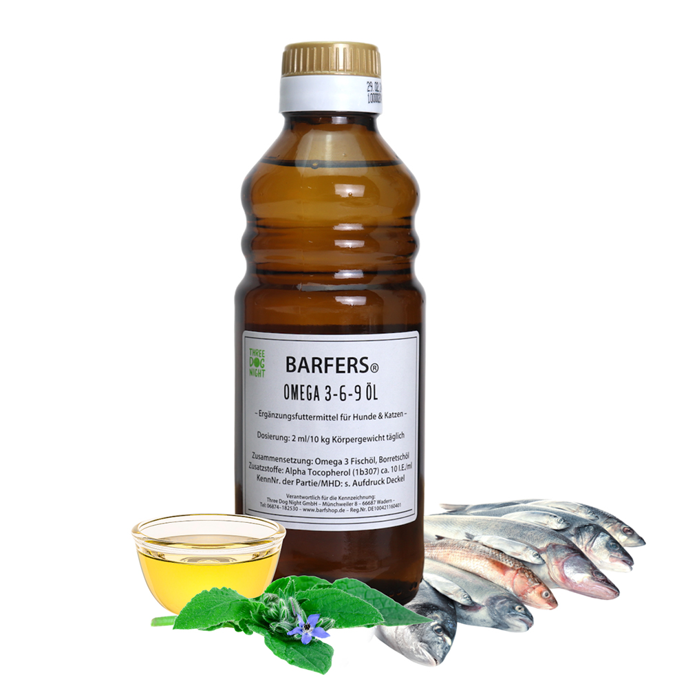 DHN BARFERS Omega 3-6-9 Öl 250ml