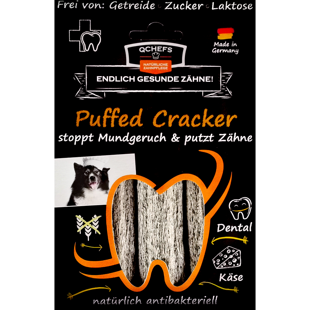 QCHEFS Puffed Cracker VPE 3 Stück 75g