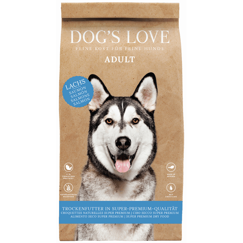 DOG’S LOVE Trocken Adult Lachs Hunde Trockenfutter