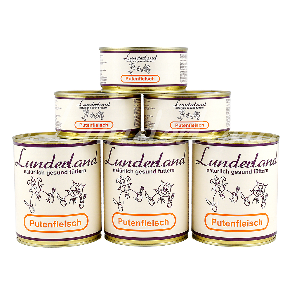 Lunderland Dosenfleisch Putenfleisch 800g
