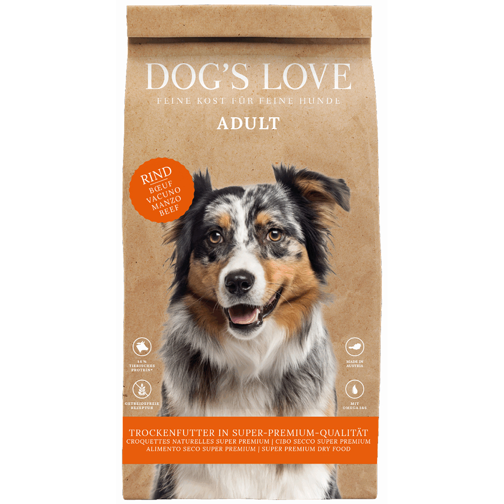 DOG’S LOVE Trocken Adult Rind Hunde Trockenfutter