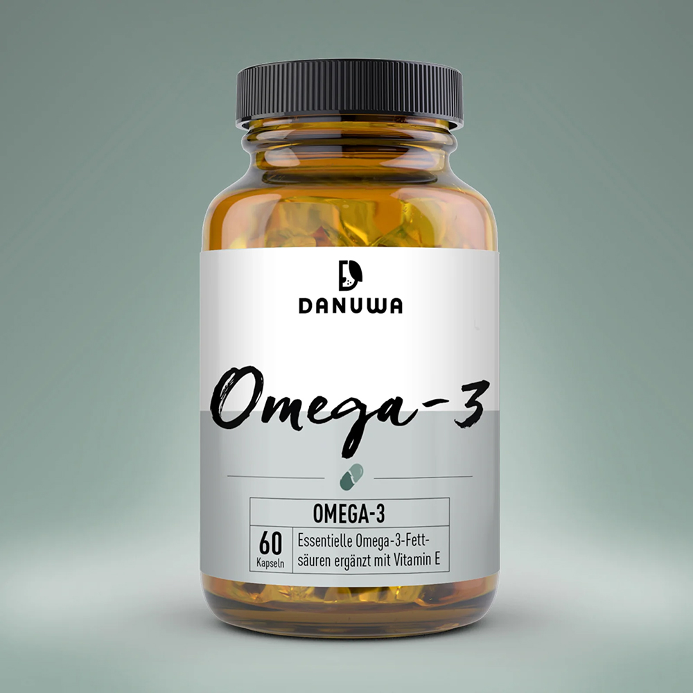 Danuwa Omega-3 Kapseln u Vitamin E - 60 Kapsel 79g